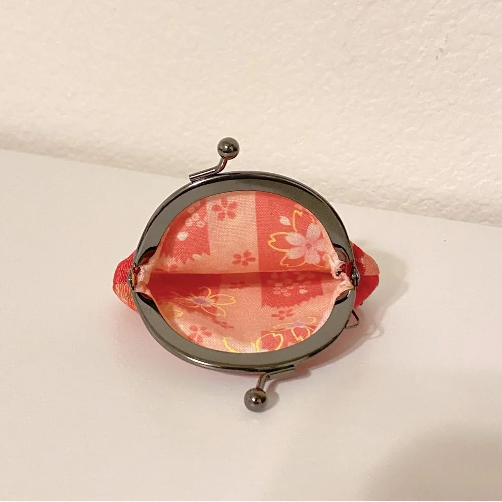 (NWOT) Japanese Sakura Cherry Blossom Mini Coin Purse